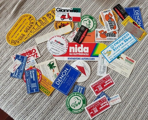 Lotto adesivi assistenza - -,